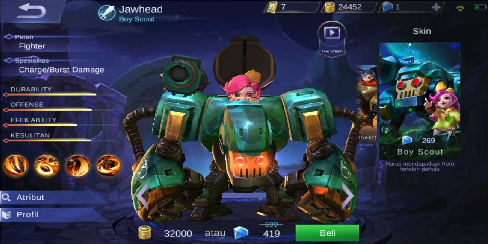 4 Best Skins For Jawhead Mobile Legends ML Esports