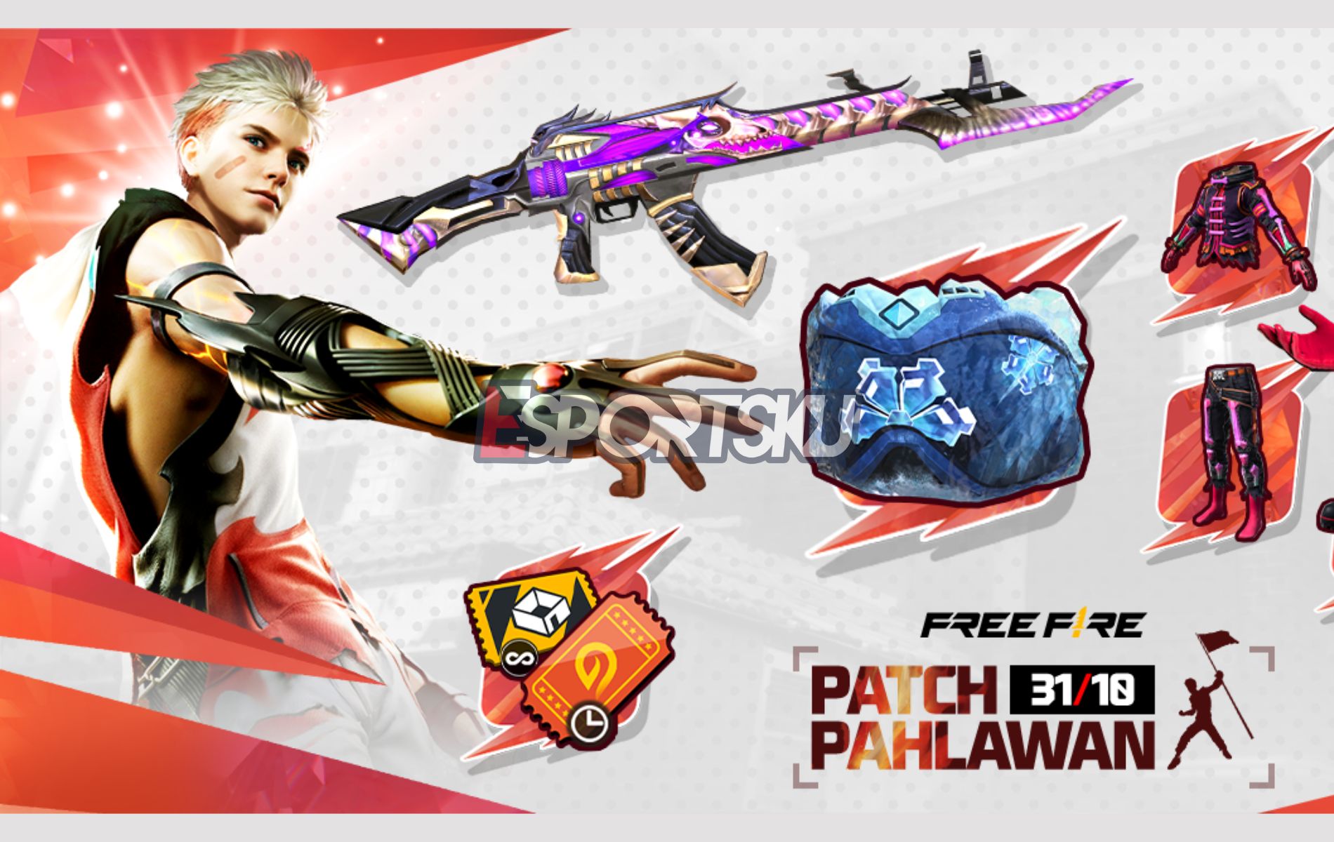 Calender Patch Pahlawan Free Fire Ff Esports