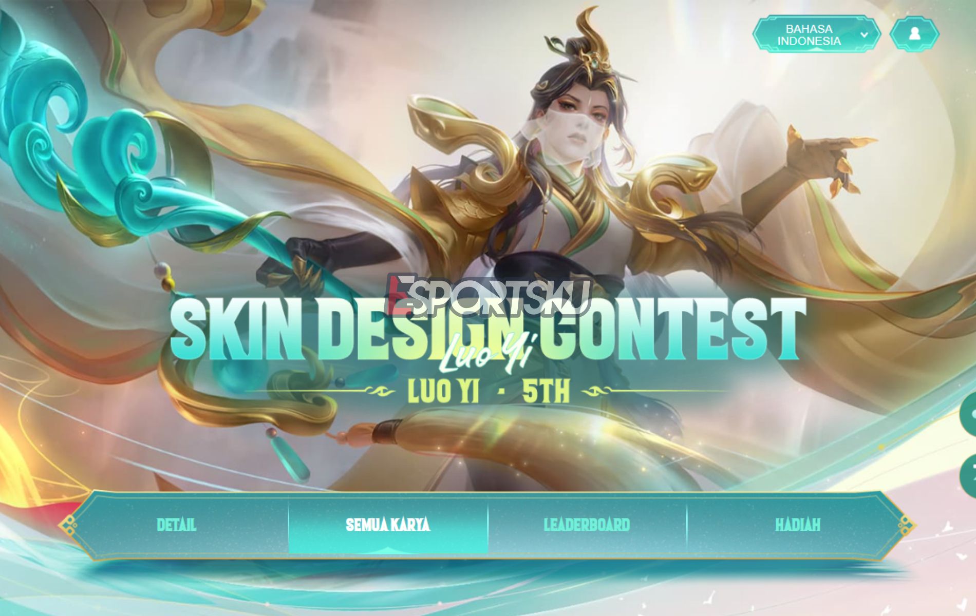 Event Web Skin Luo Yi Mobile Legends ML Can Get Free Skins Esports