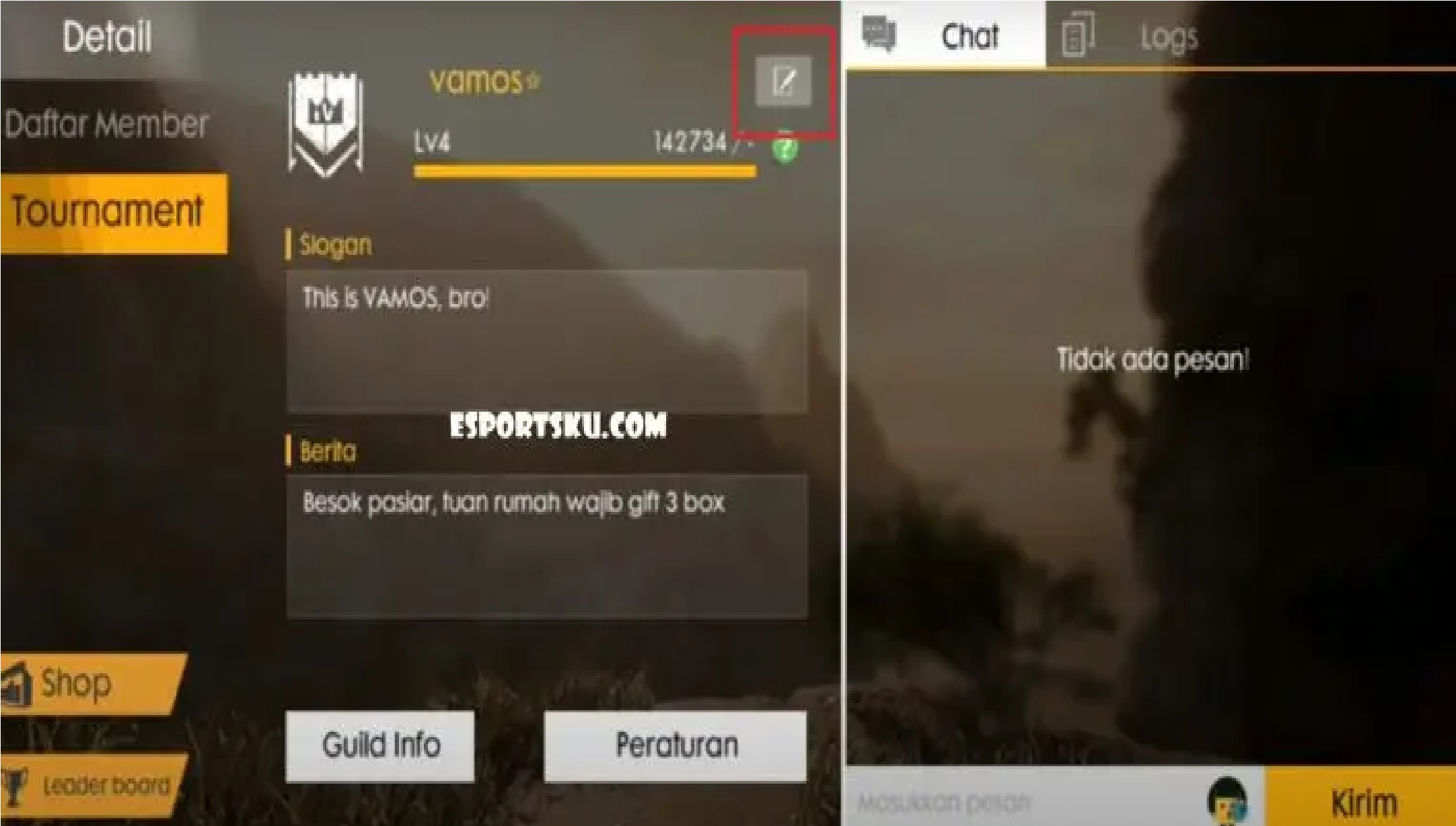 How To Change Your Guild Name In Free Fire Ff Esportsku