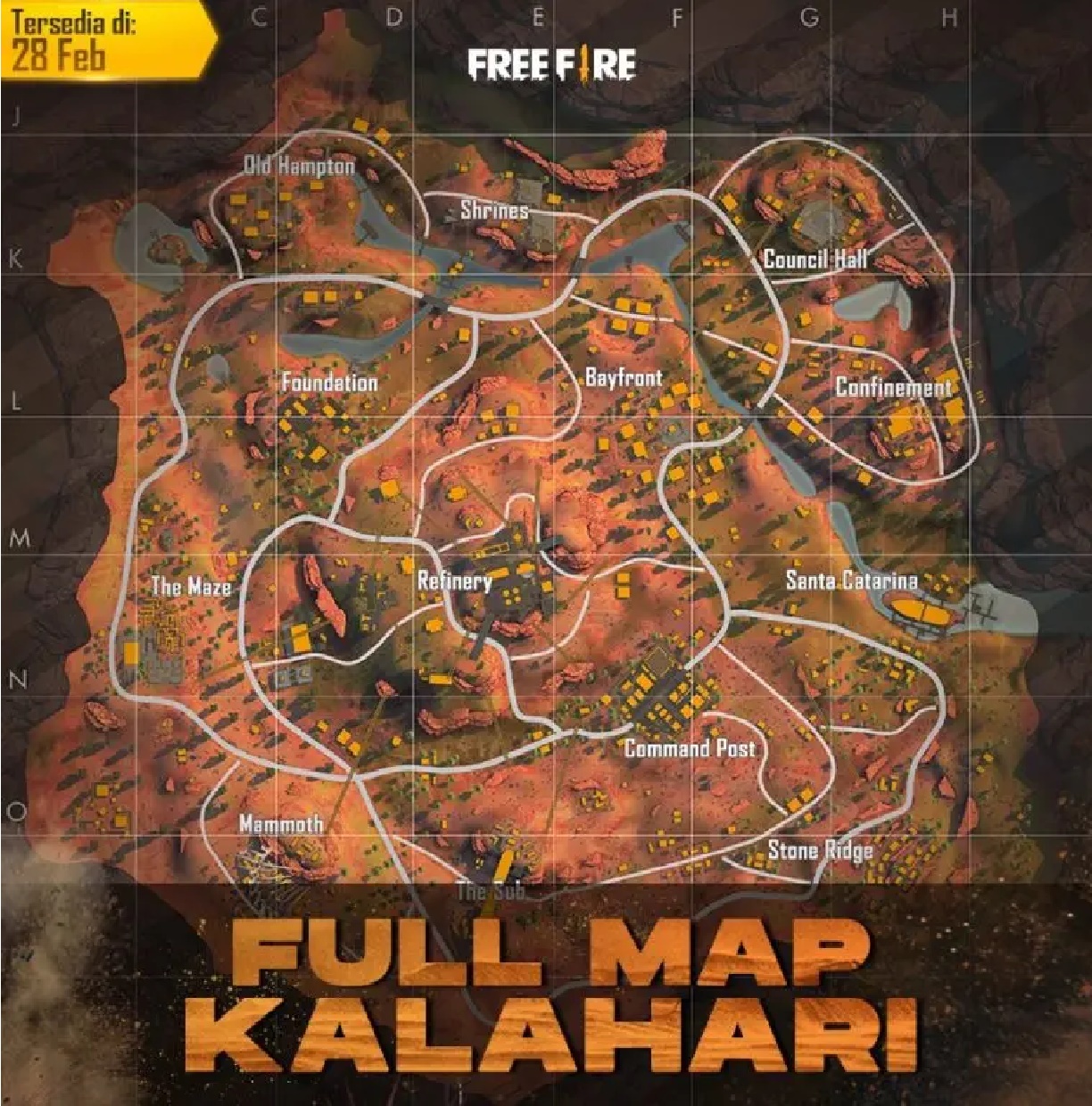 4 Reasons Why Kalahari Map Is A Place To Camp In Free Fire FF Esports   Kalahari 