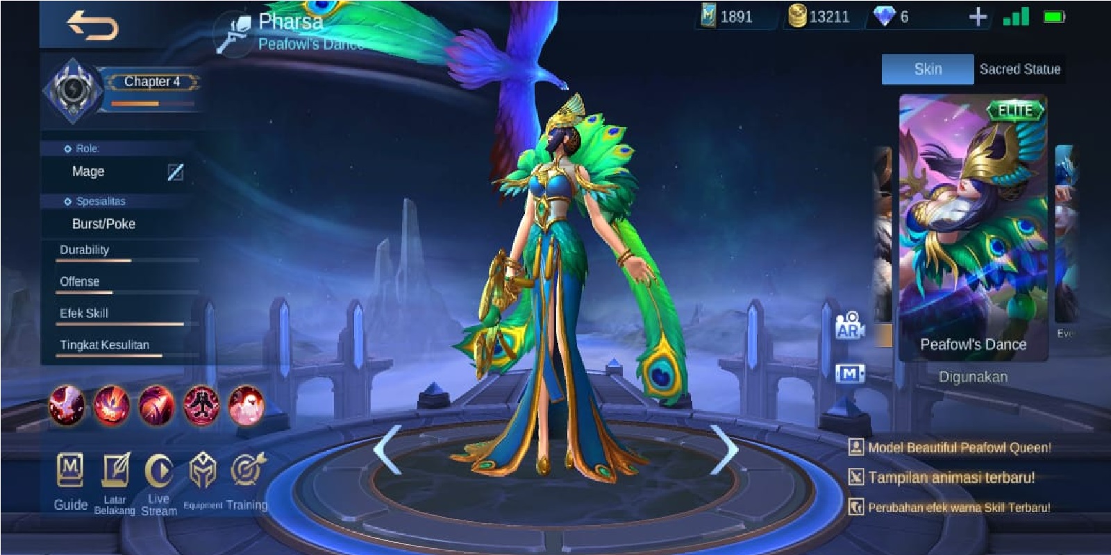 5 Best Pharsa Skins Mobile Legends (ML) | Esportsku