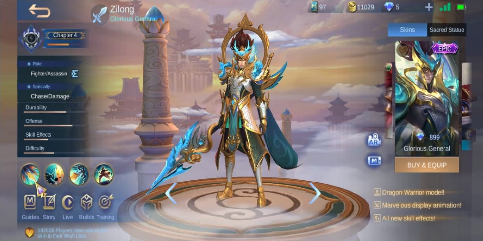 6 Best Zilong Skins in Mobile Legends (ML) | Esportsku