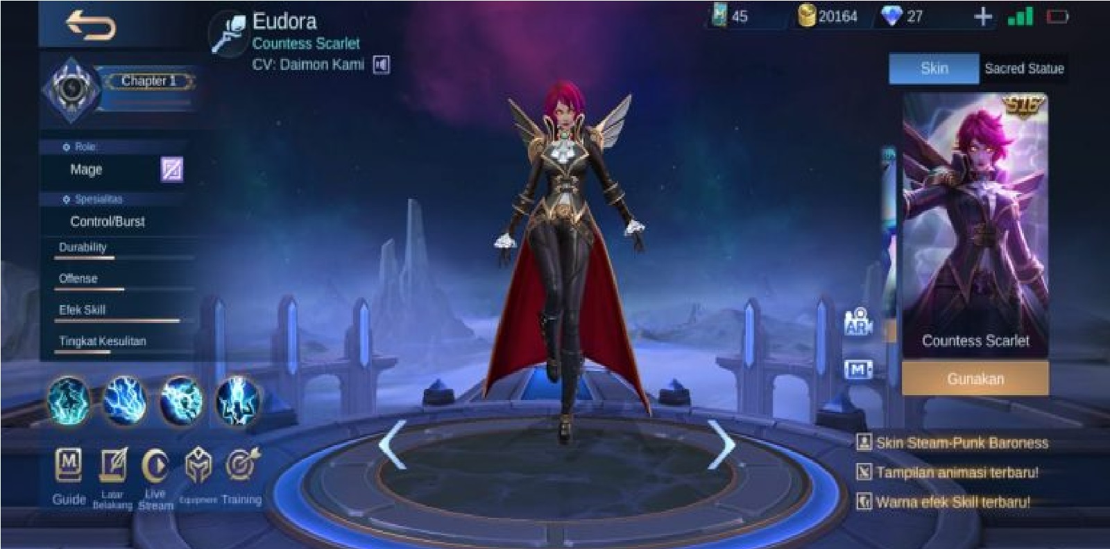 Eudora Best Skin’s in Mobile Legends (ML) | Esportsku