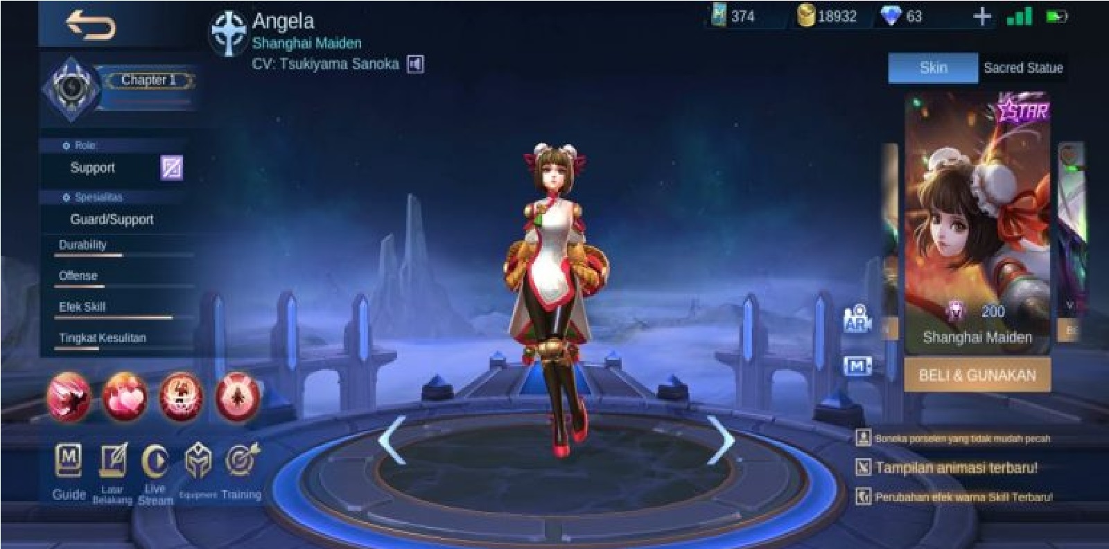 Angela Best Skin’s in Mobile Legends (ML) | Esportsku