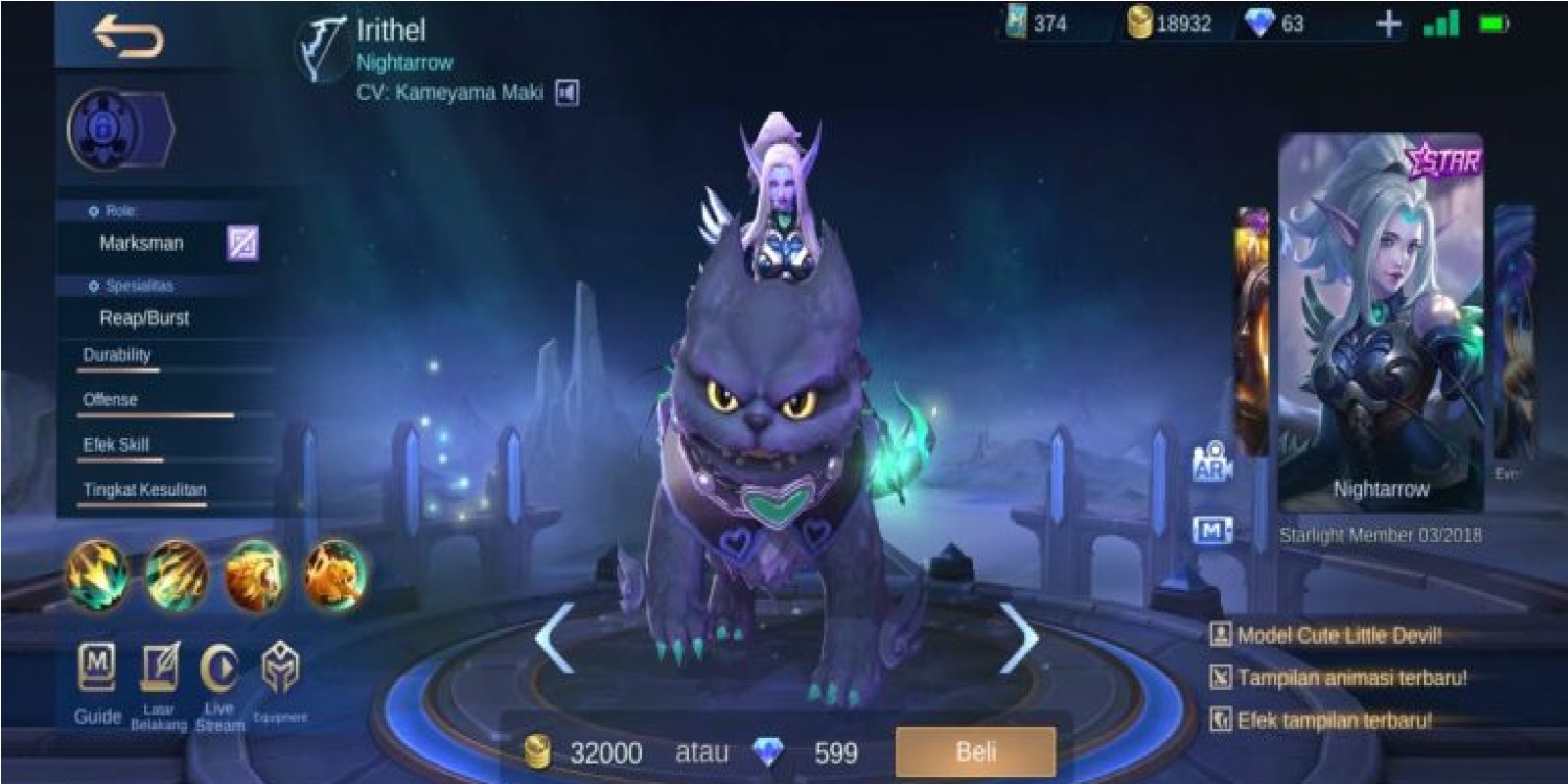 Irithel Best Skin S In Mobile Legends Ml Esports Irithel Best Skin S In Mobile Legends Ml Esports