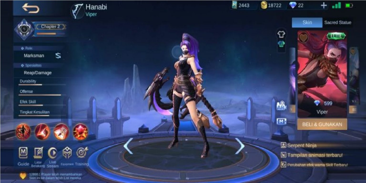 Hanabi Best Skin’s in Mobile Legends (ML) - Esports