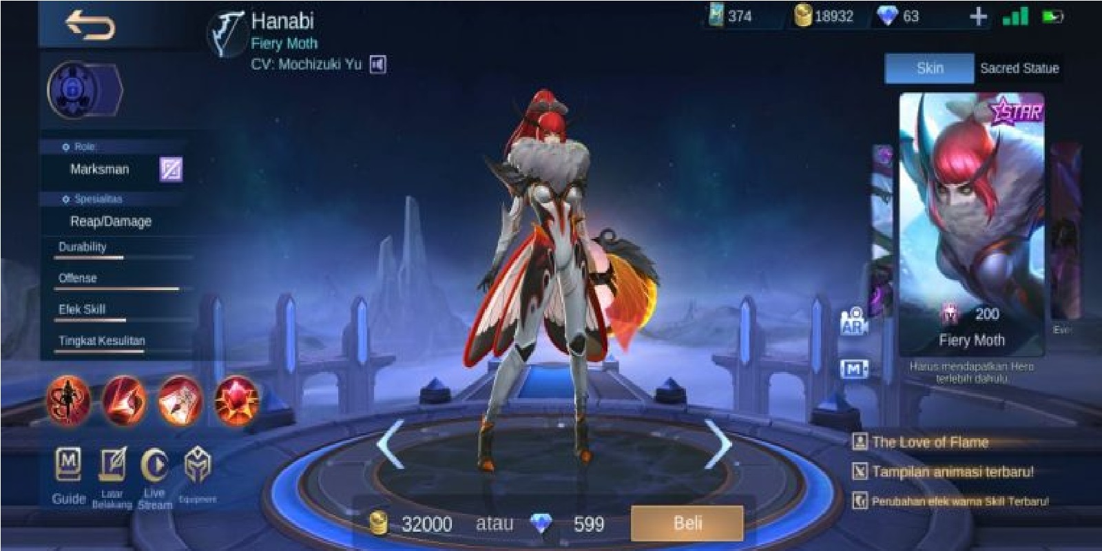 Hanabi Best Skin’s in Mobile Legends (ML) - Esports