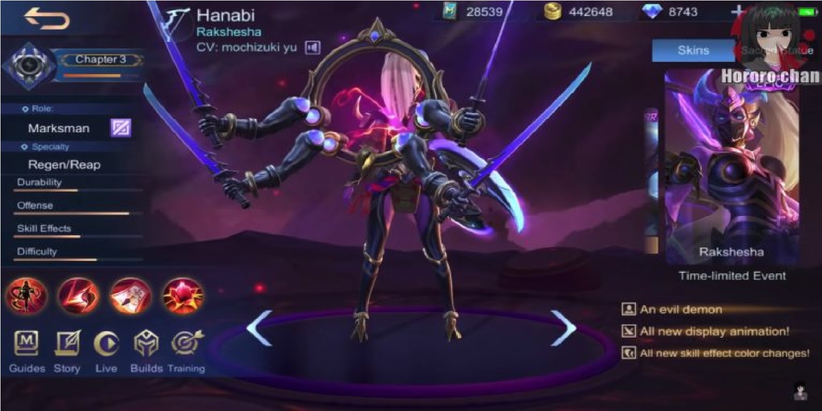 Hanabi Best Skin’s in Mobile Legends (ML) | Esportsku