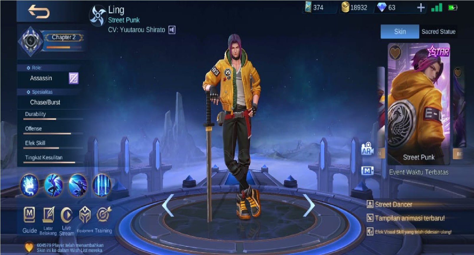 Ling Strengths and Weaknesses in Mobile Legends (ML) - Esports