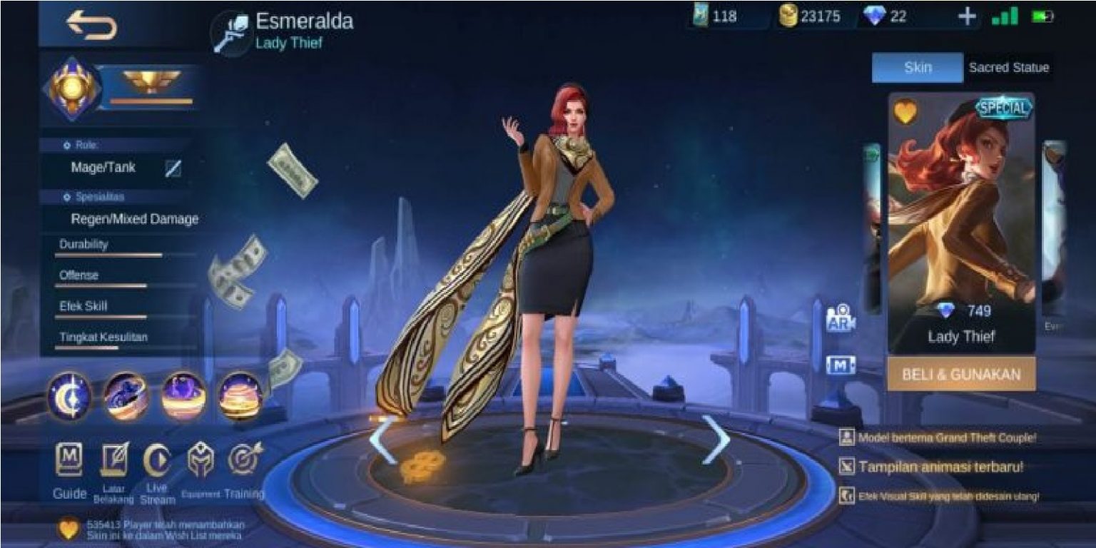 Esmeralda Best Skin’s in Mobile Legends (ML) - Esports