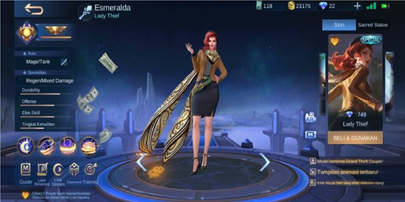 Esmeralda Best Skin’s in Mobile Legends (ML) | Esportsku