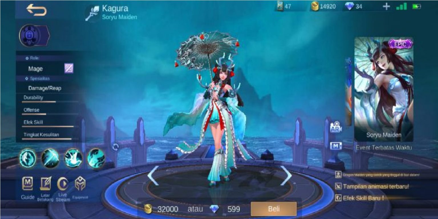 4 Best Kagura Skins Mobile Legends (ML) | Esportsku