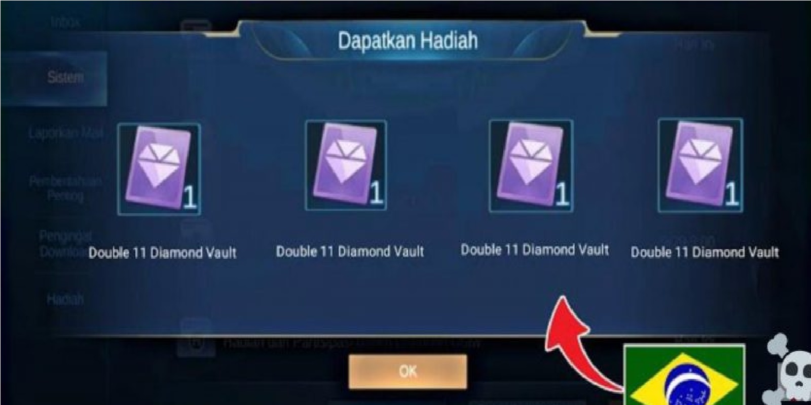 How to Get Double 11 Diamond Vault Tokens for Free Mobile Legends (ML ...
