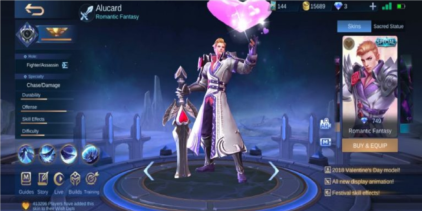 Alucard Best Skin's Mobile Legends (ML) | Esportsku