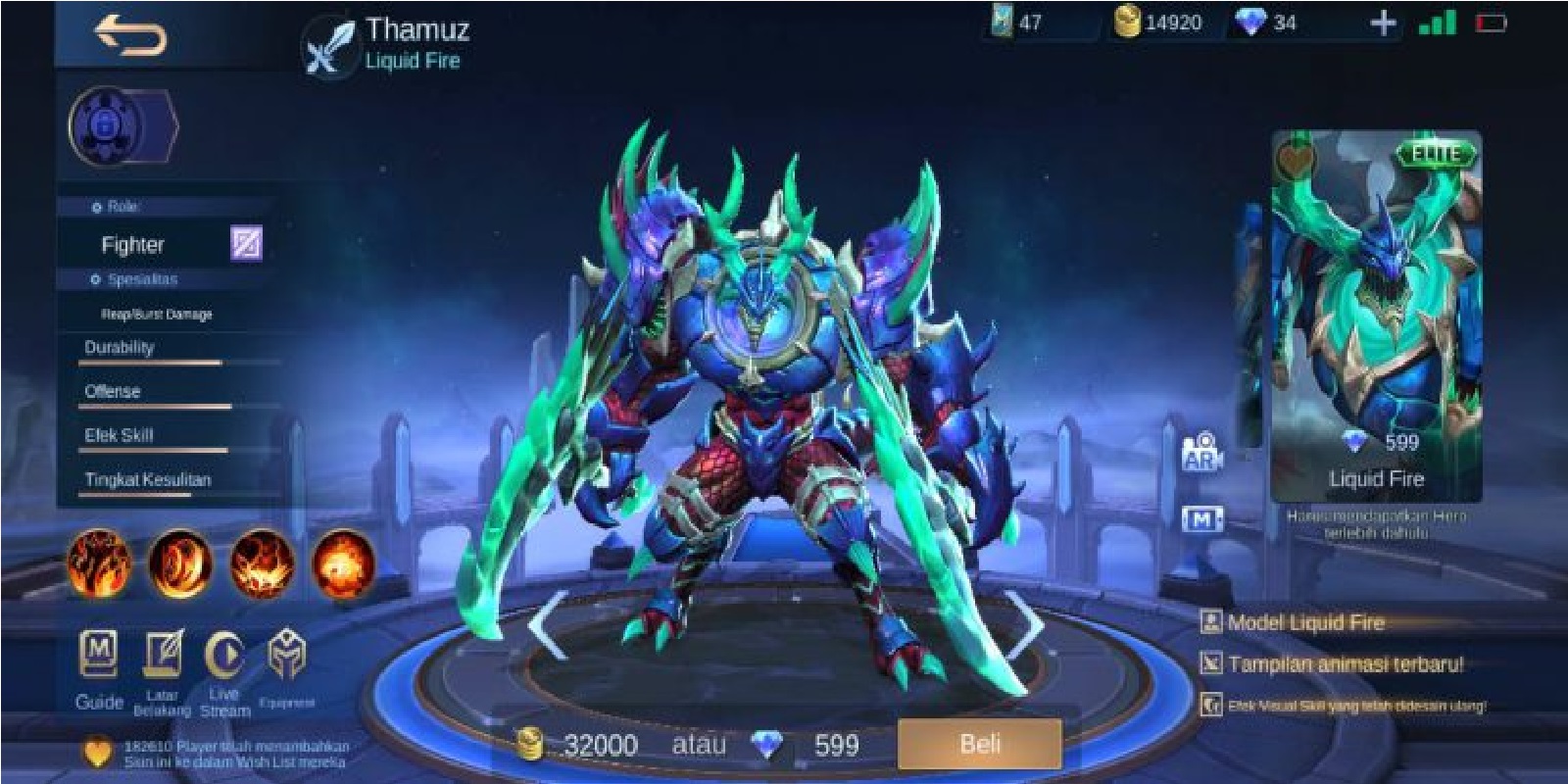 You Must Get This Thamuz Painted Skin in Mobile Legends (ML) | Esports