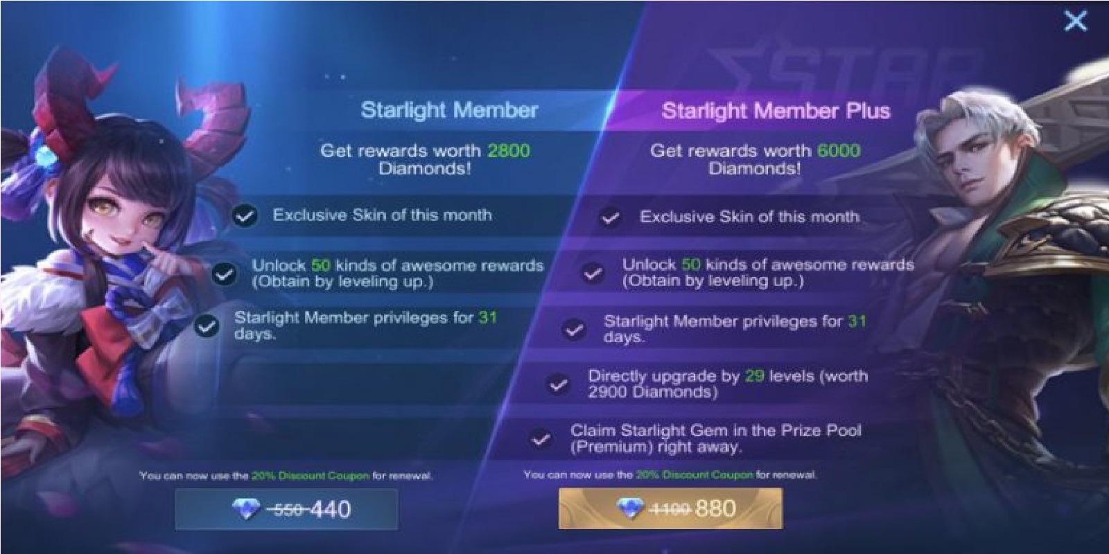 Benedetta Skin Starlight Member January 2021 Mobile Legends (ML