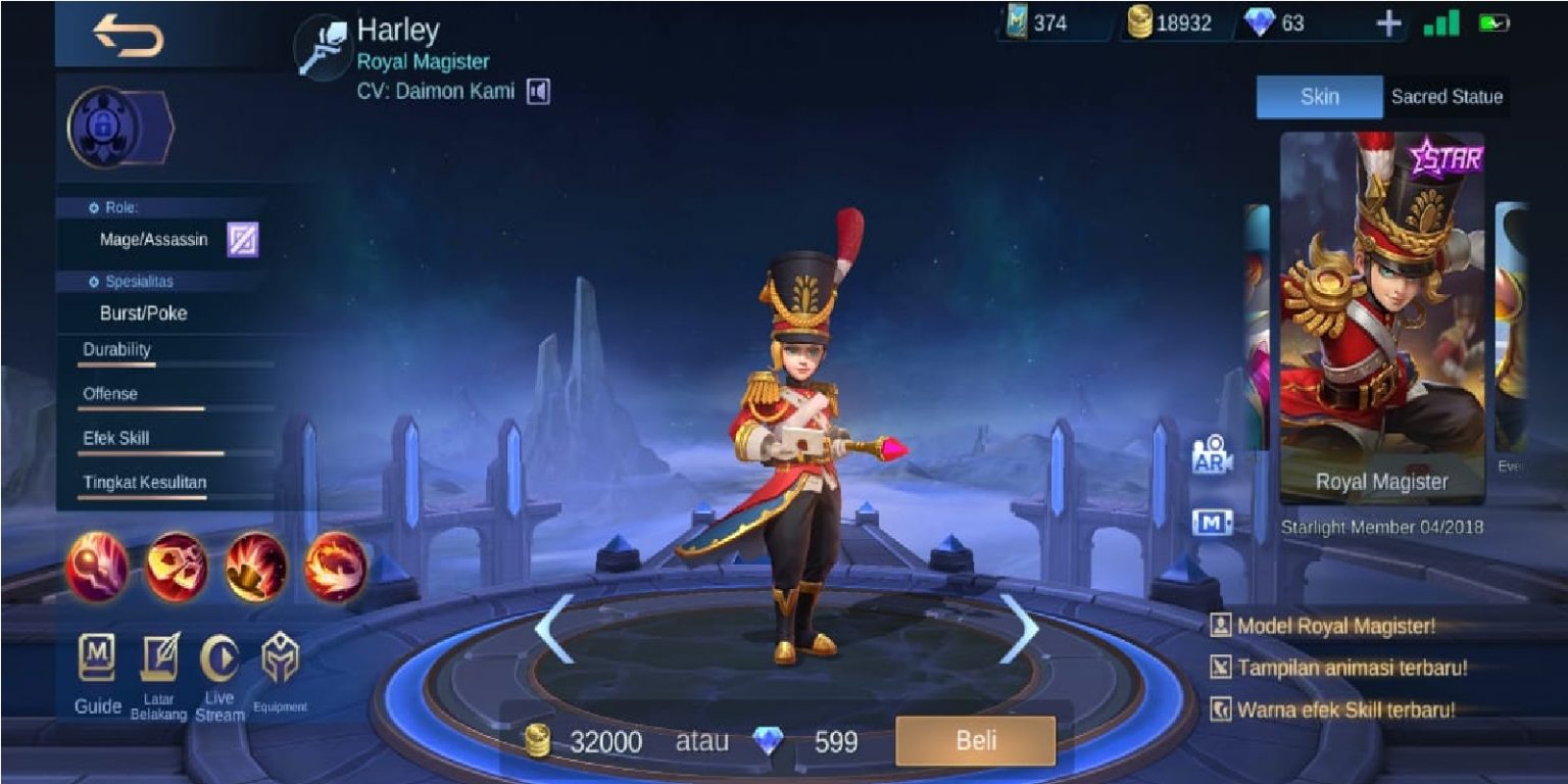 Strengths and Weaknesses of Harley in Mobile Legends (ML) - Esports