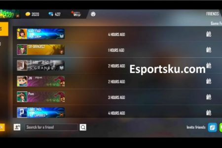 New Friend List Interface in Free Fire (FF) Latest Update!