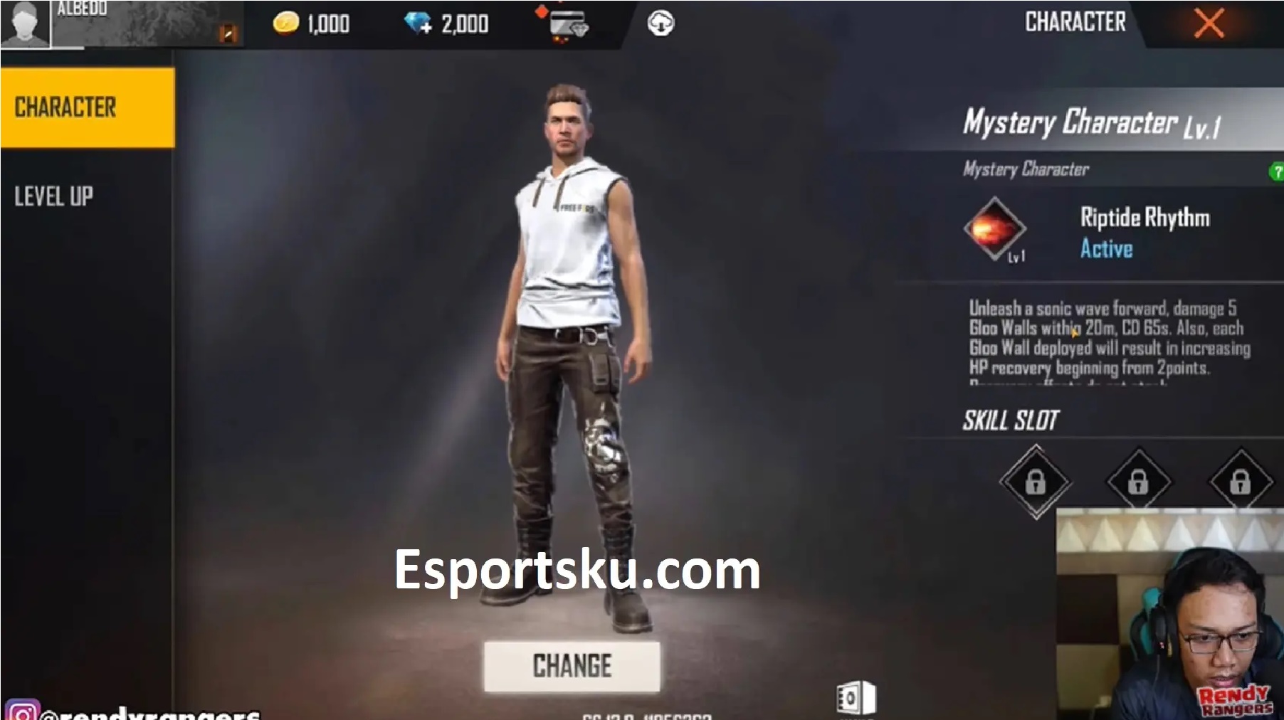 Who Is The New Character In Free Fire Ff Advanced Server Esportsku