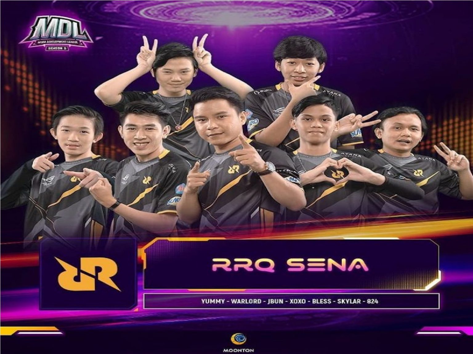 List of Roster RRQ Sena MDL ID Season 3 Mobile Legends (ML) Esports