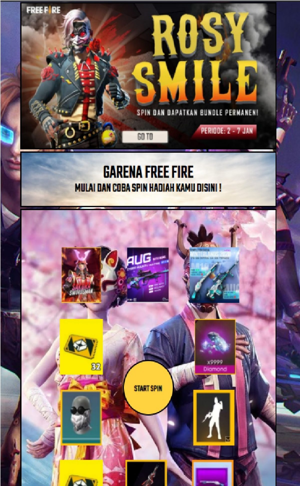 Free Diamond In The Free Fire Ff Lucky Draw Com Esports