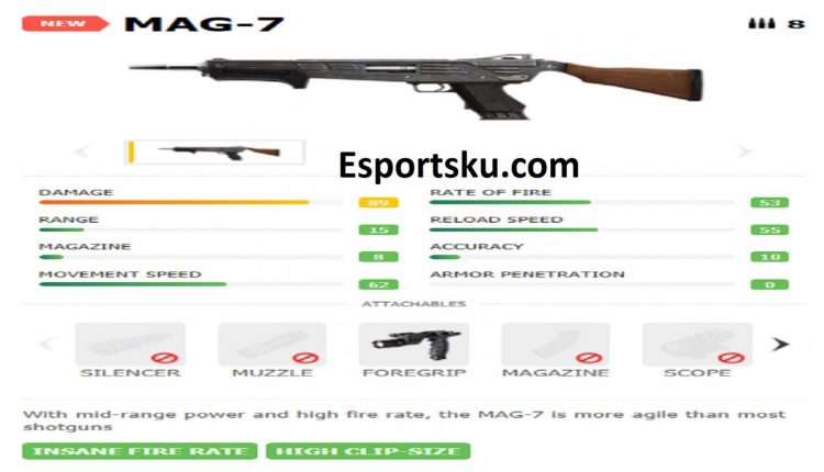 mag 7 free fire