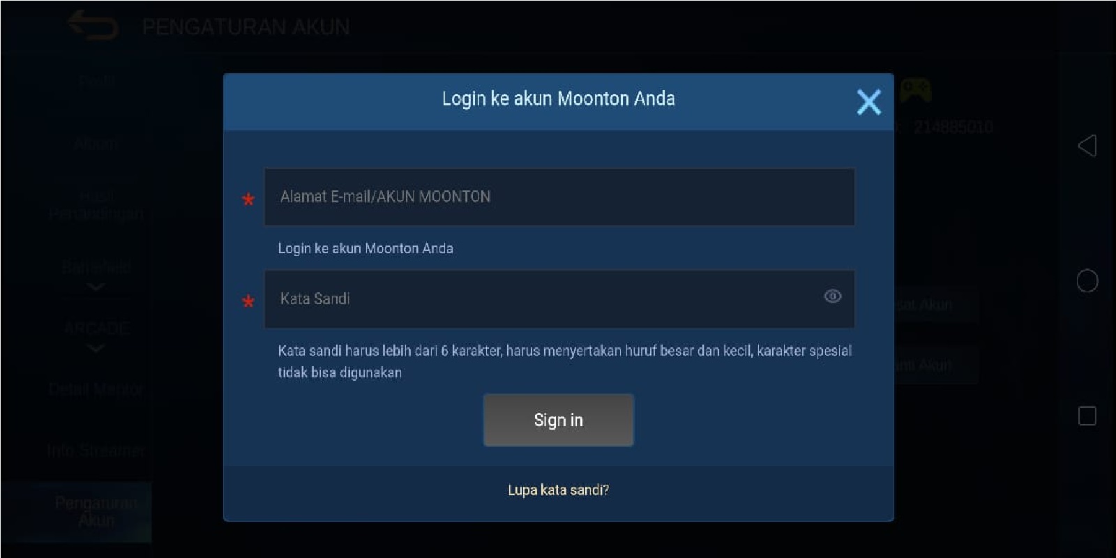 Disconnect/Change Email Moonton account hacked & lost Moonton