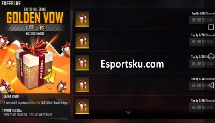 golden vow free fire