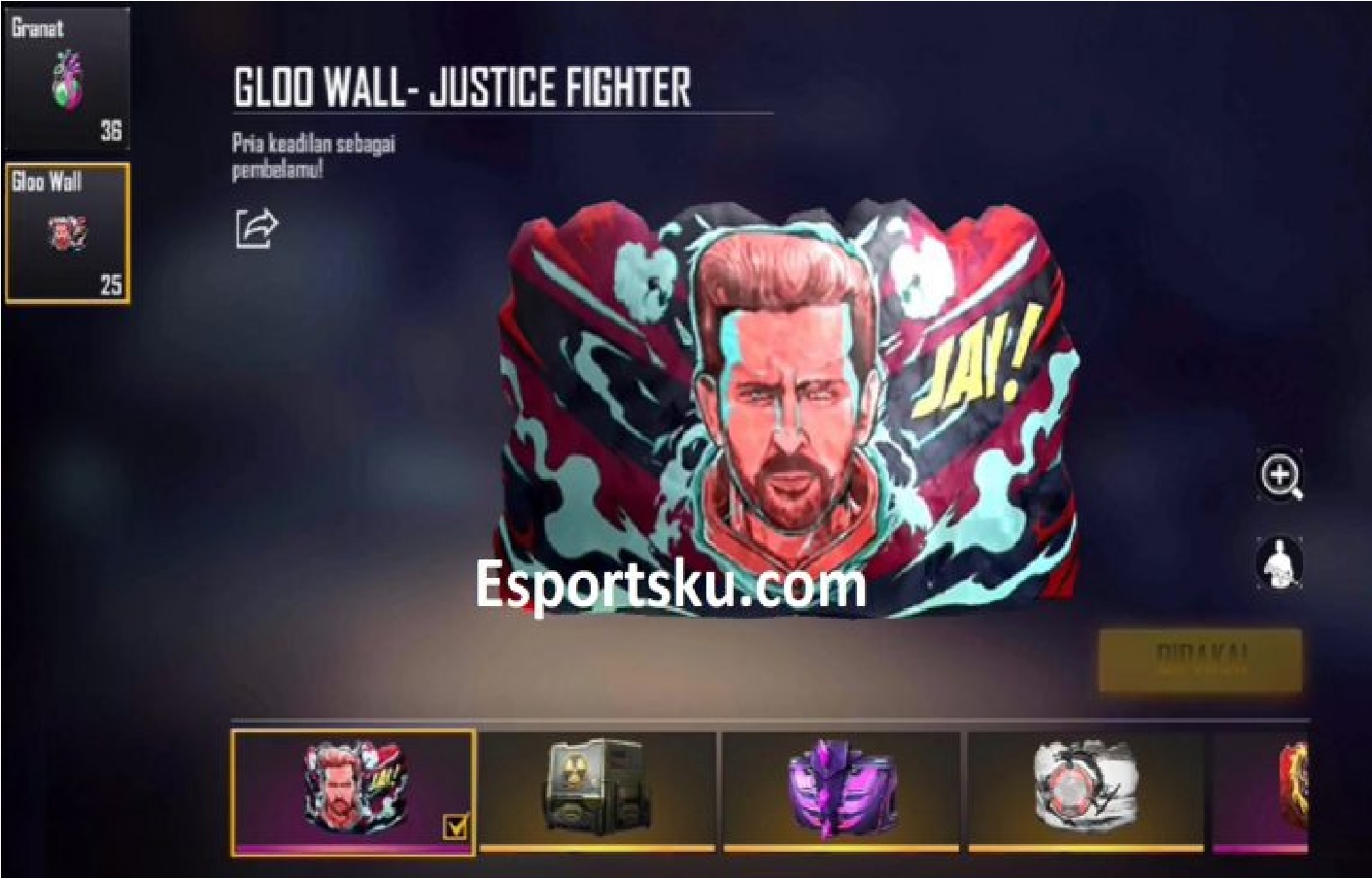 justice fighter free fire