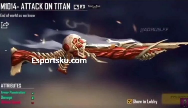 m1014 skin free fire