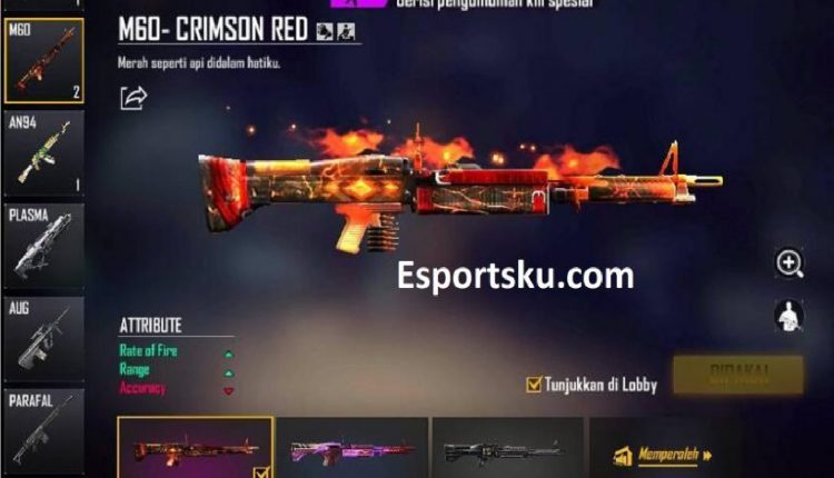 crimson red free fire