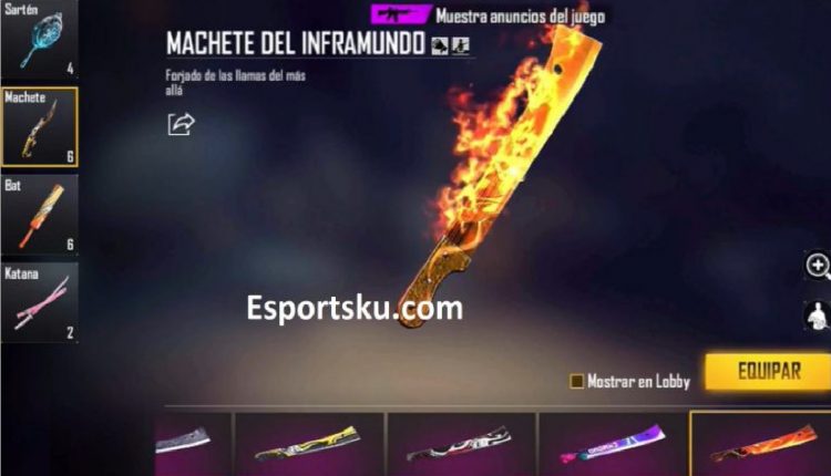 netherworld machete free fire