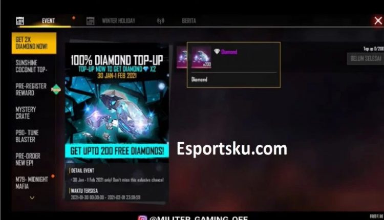 top up event