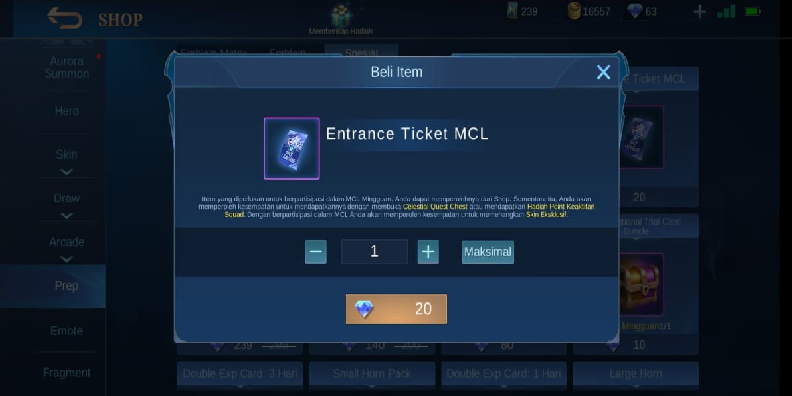 How to Buy MCL Tickets Mobile Legends (ML) Esports