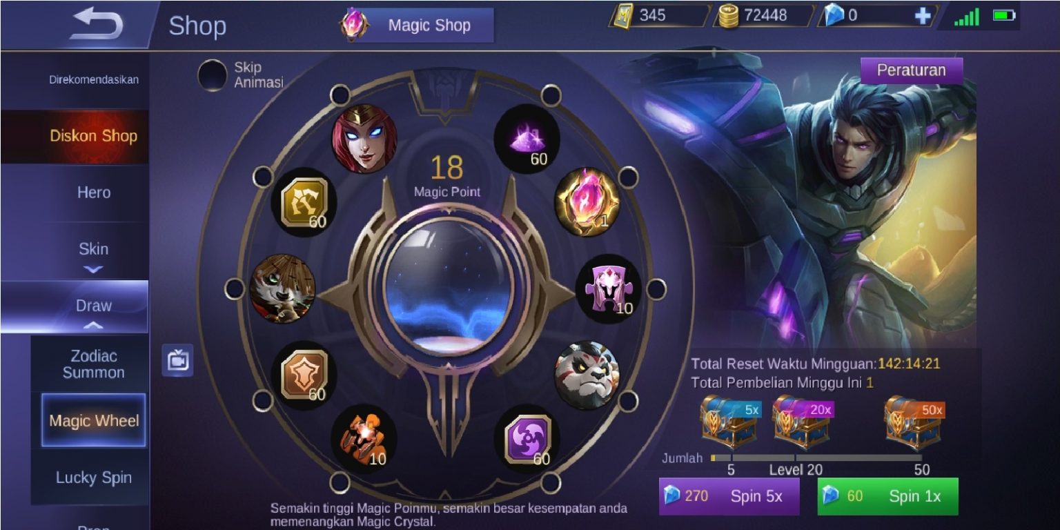 How much DM for one skin legend in Mobile Legends (ML)? | Esports