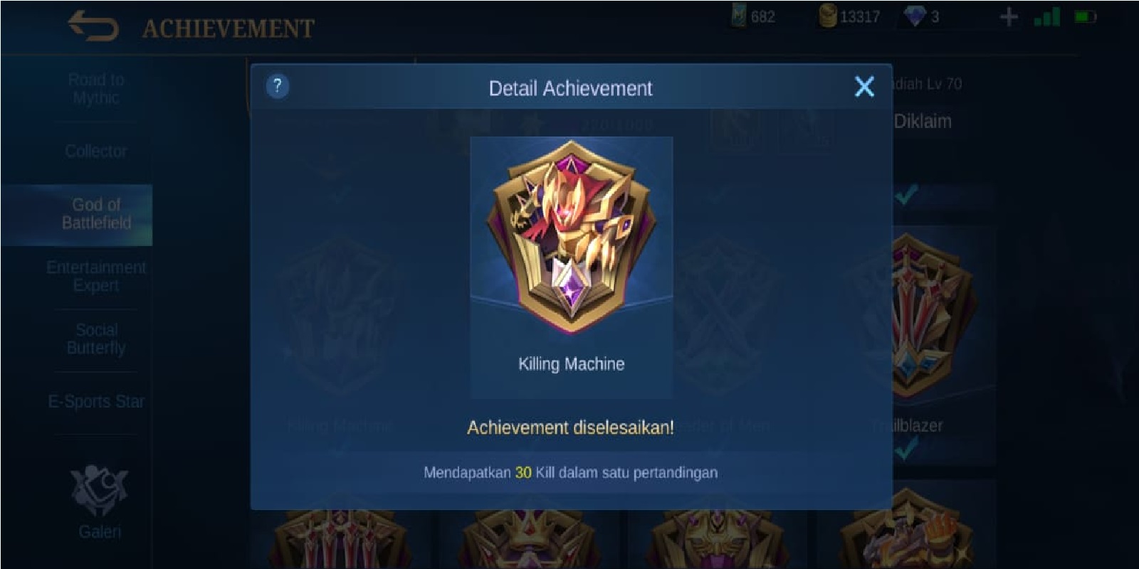 17+ 10 achievements in mobile legends that information