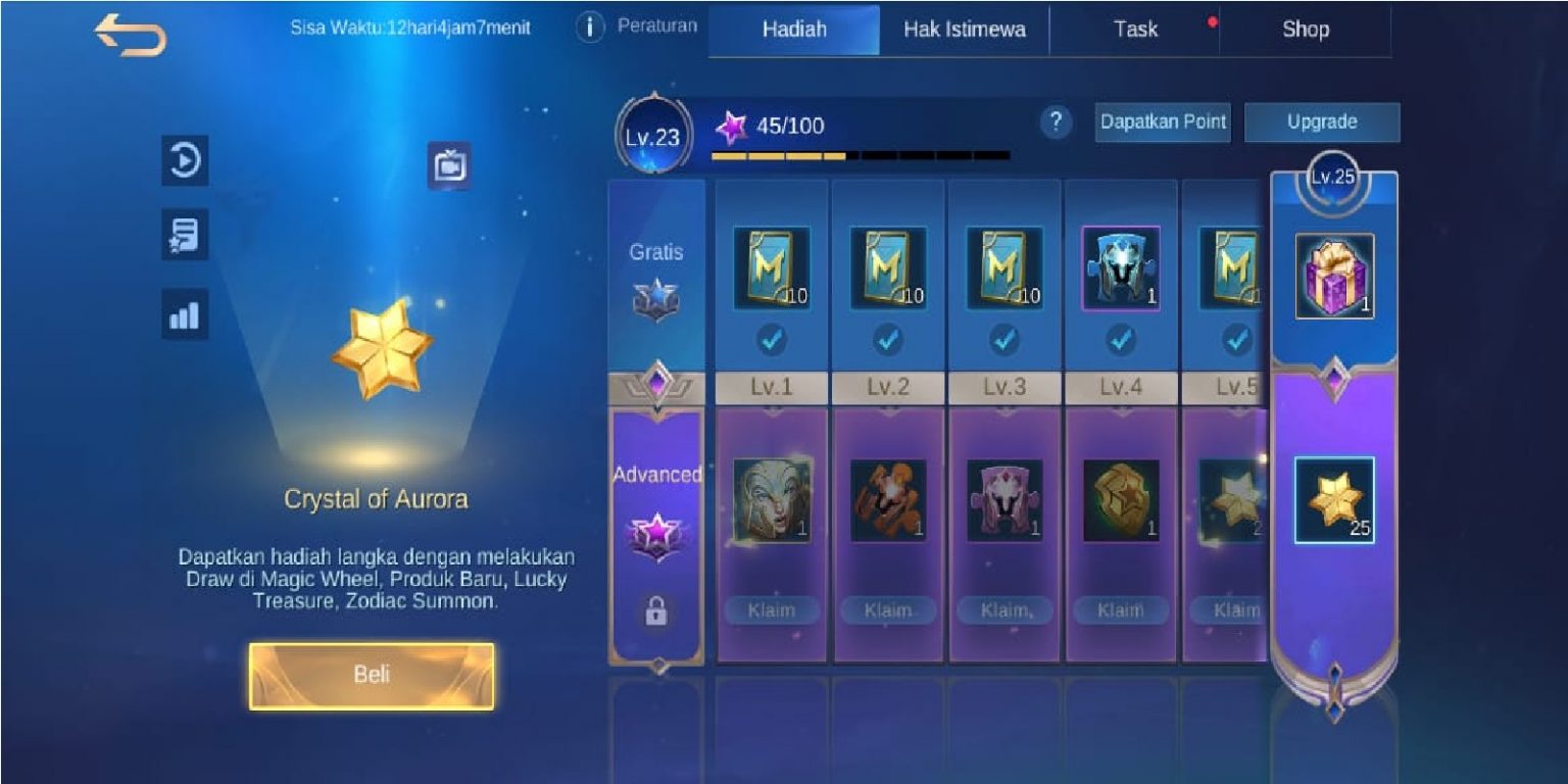 Crystal of Aurora How many Diamonds in Mobile Legends (ML)? | Esports