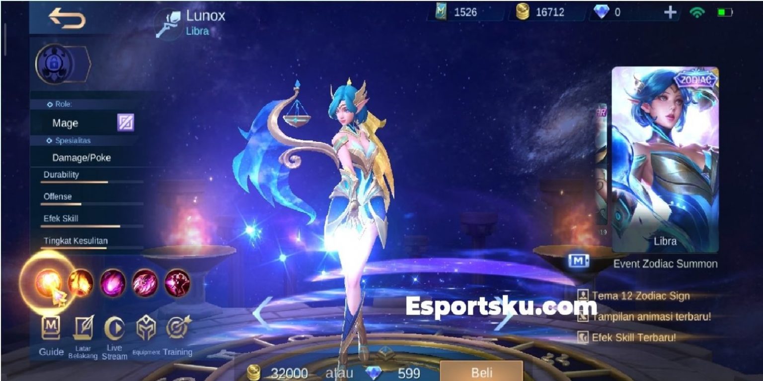 List 13 Heroes Zodiac Skin Mobile Legends (ML) | Esports