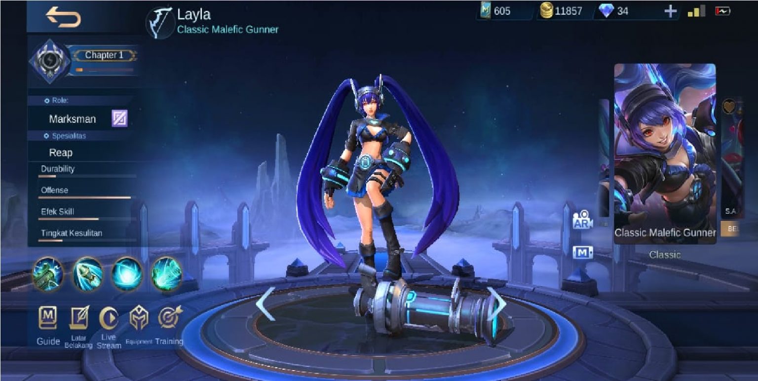 How to get the Malefic Gunner Layla skin in Mobile Legends (ML) - Esports