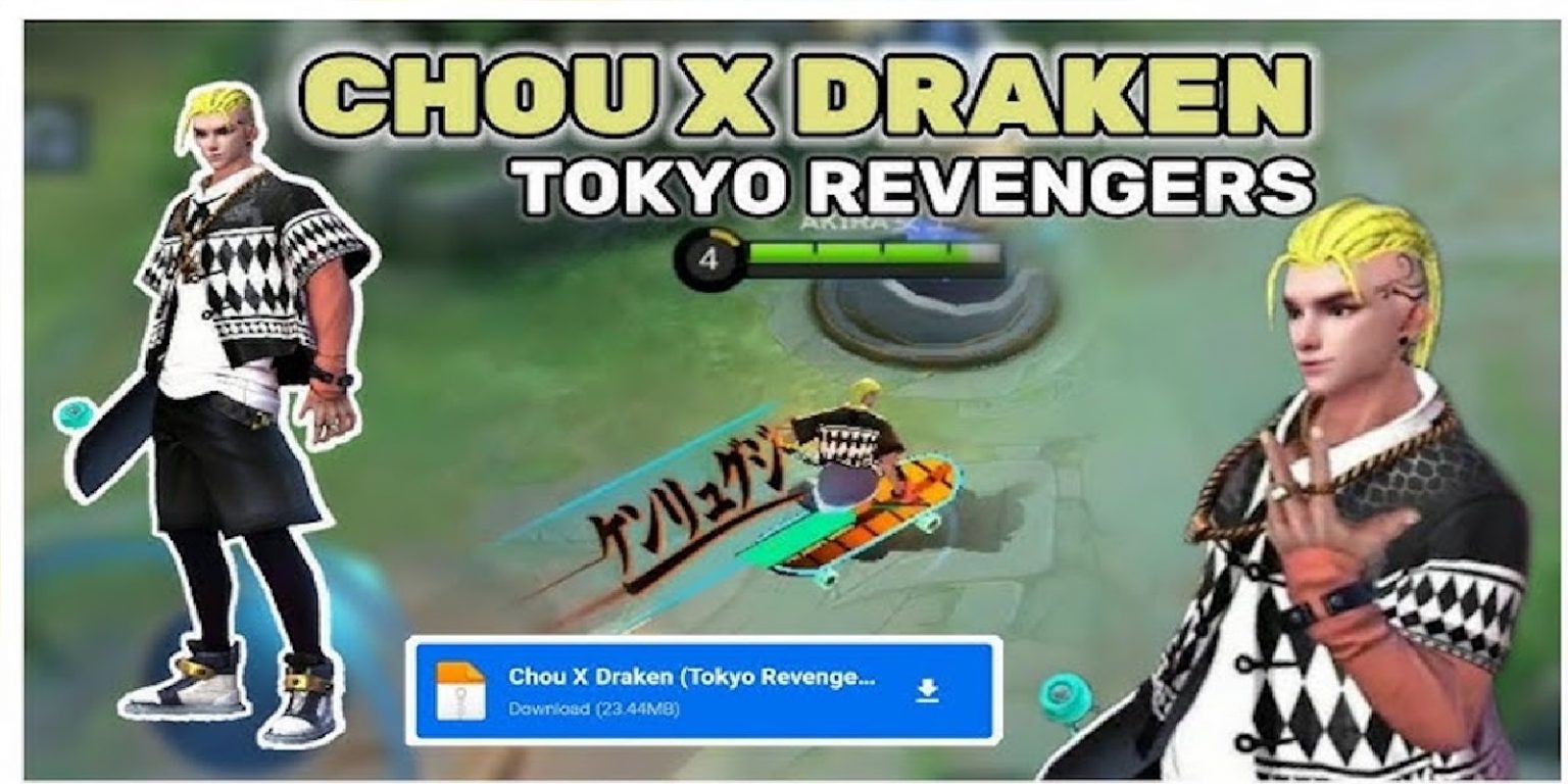 Chou X Draken Skin Script Tokyo Revengers Mobile Legends (ML) | Esports