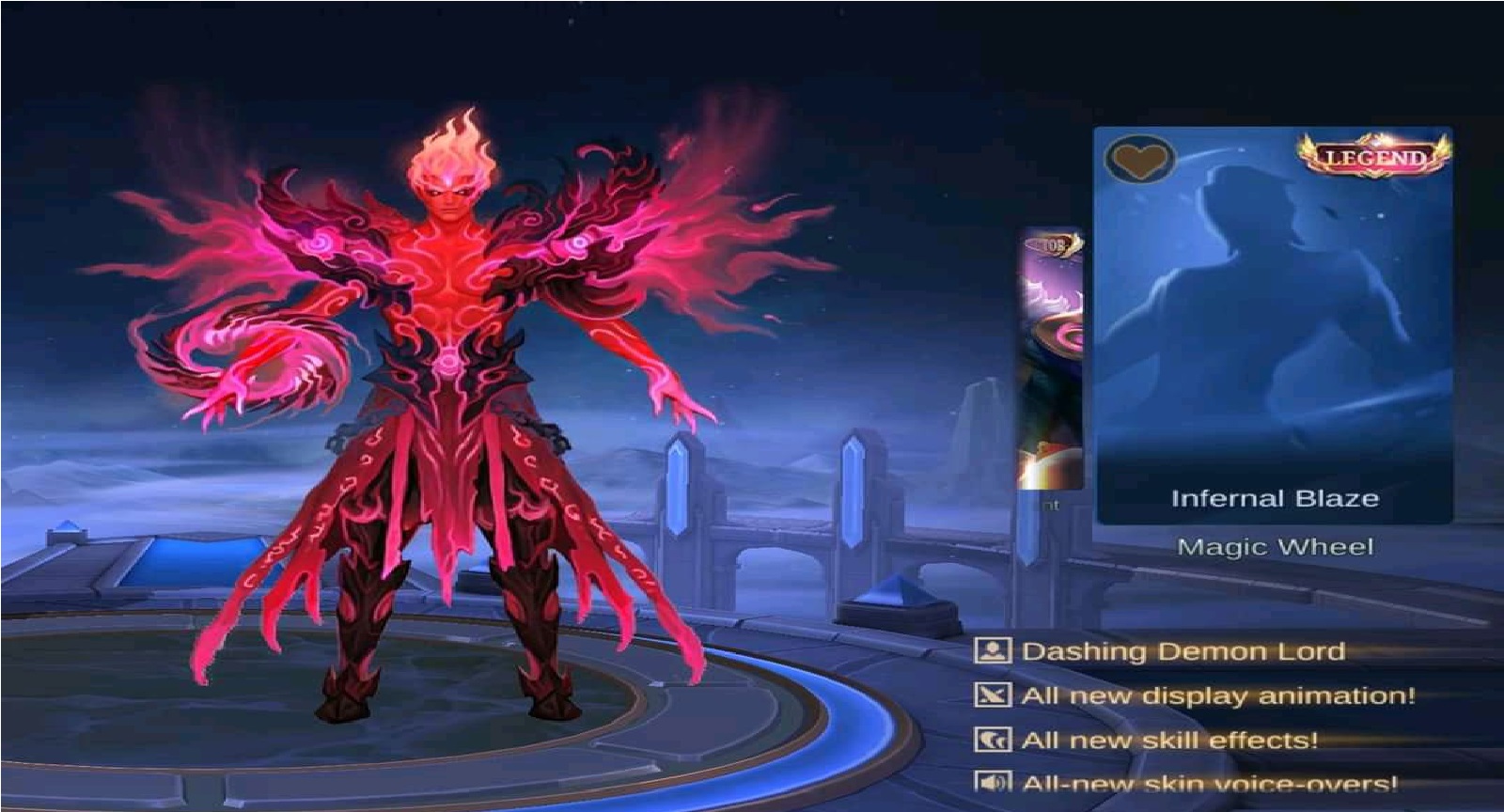 Leaked Skin Legend Valir Infernal Blaze Mobile Legends (ML), Released