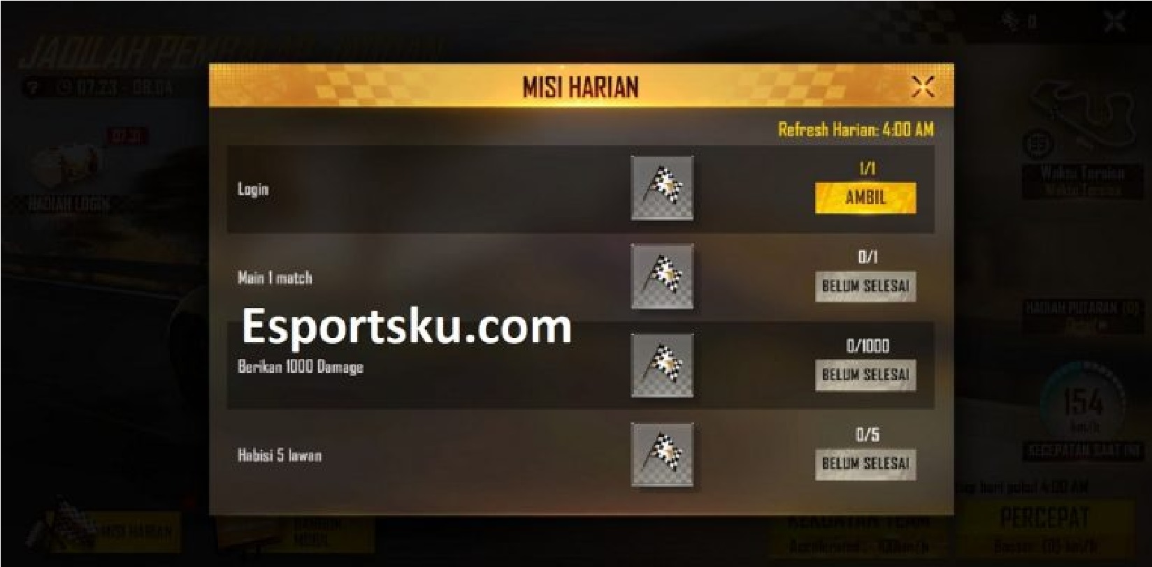 How to Obtain the Chequered Flag Token in Free Fire (FF) - Esports