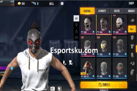 free fire game mask