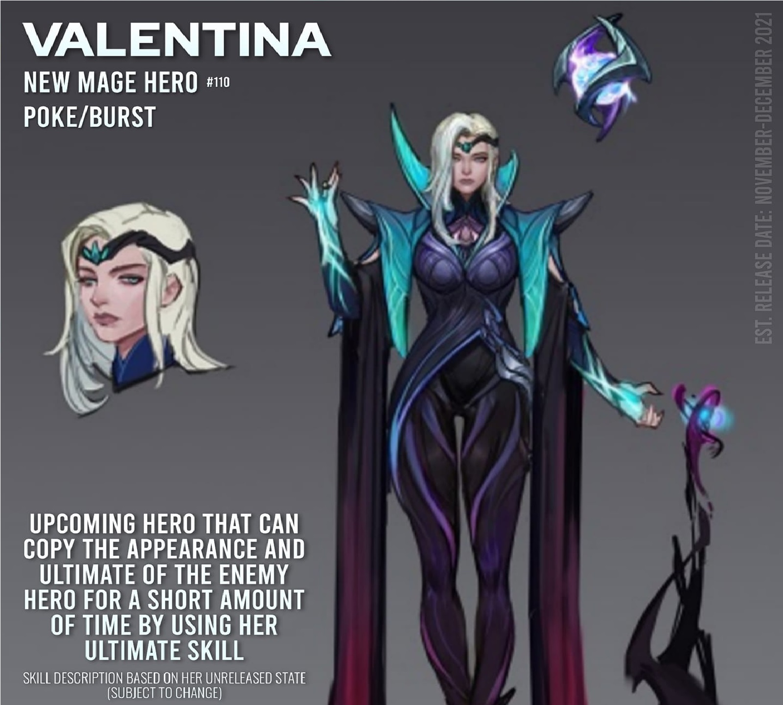 Valentina Mobile Legends Hero Skill Leaks, Can Copy Opponent Hero