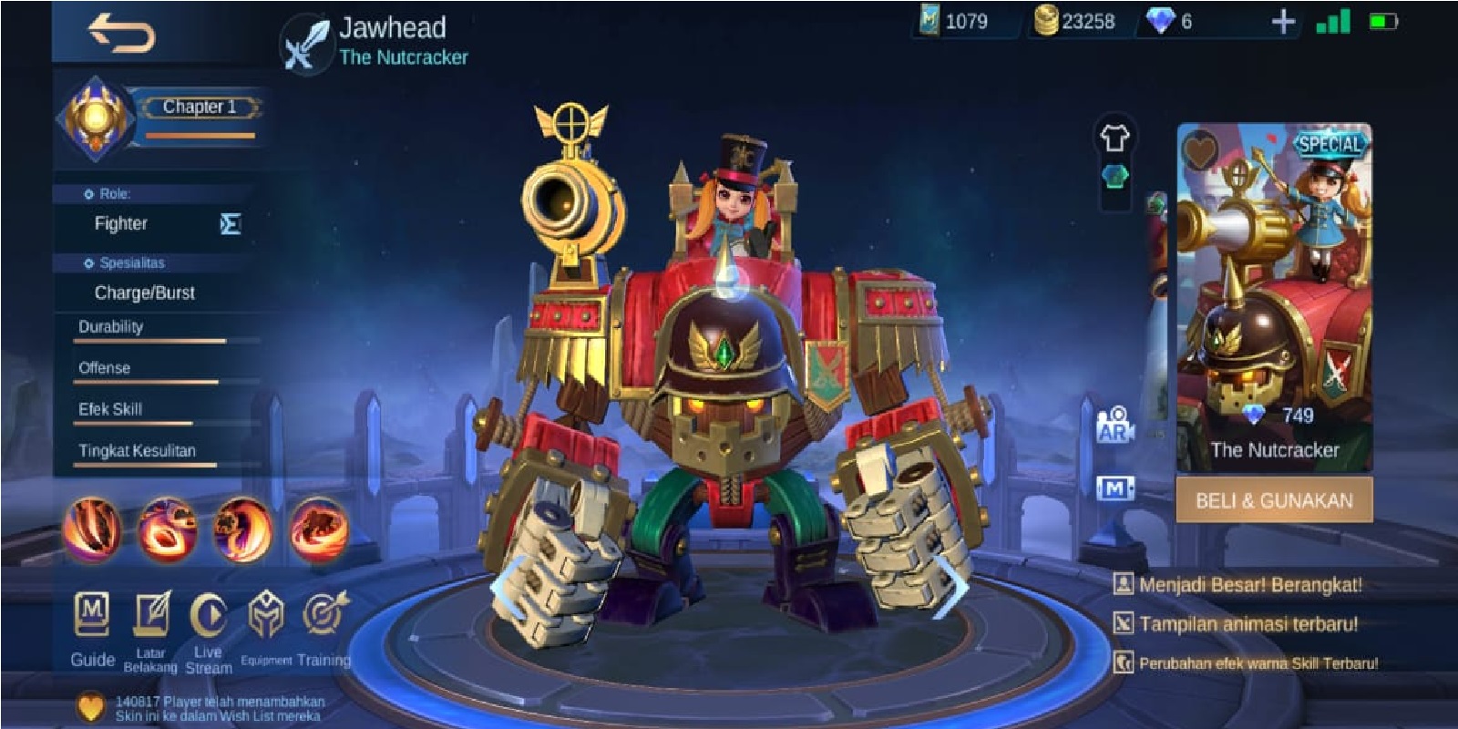 4 Best Skins For Jawhead Mobile Legends Ml Esports