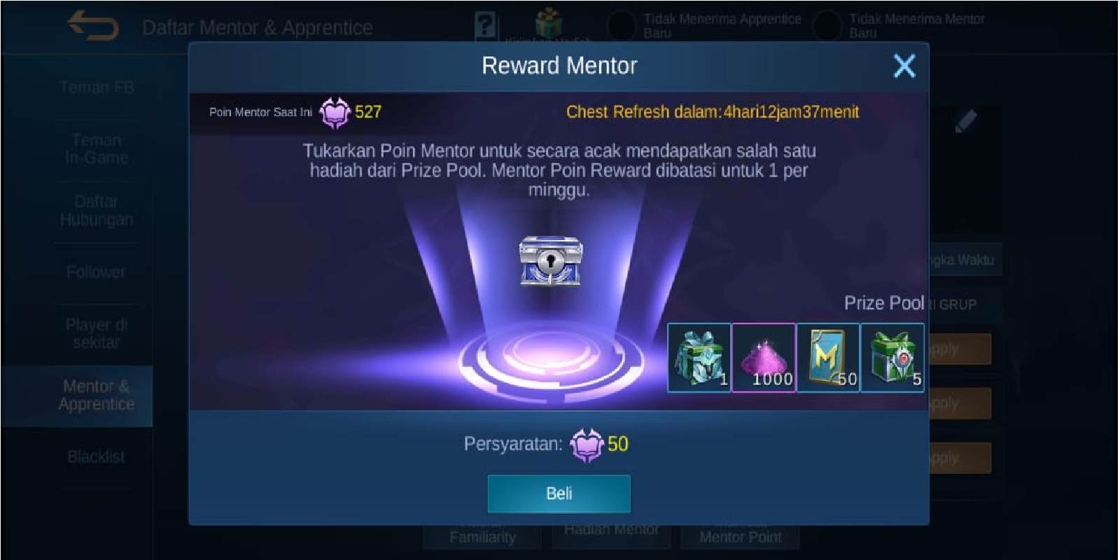 How To Get Mentor Points In Mobile Legends Ml Esports