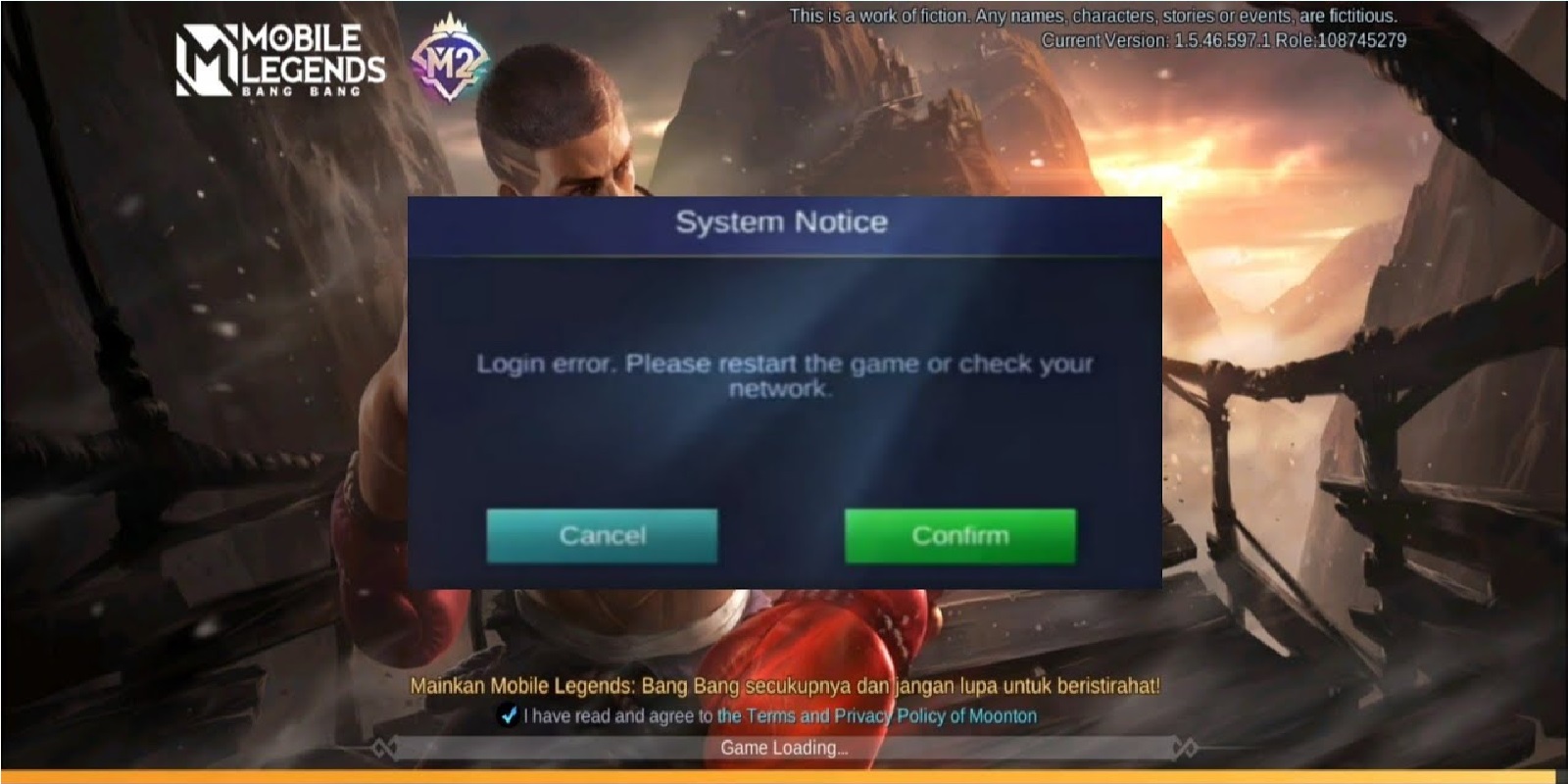 Mobile Legends Error 999994 - Mobile Legends Server Down - ML