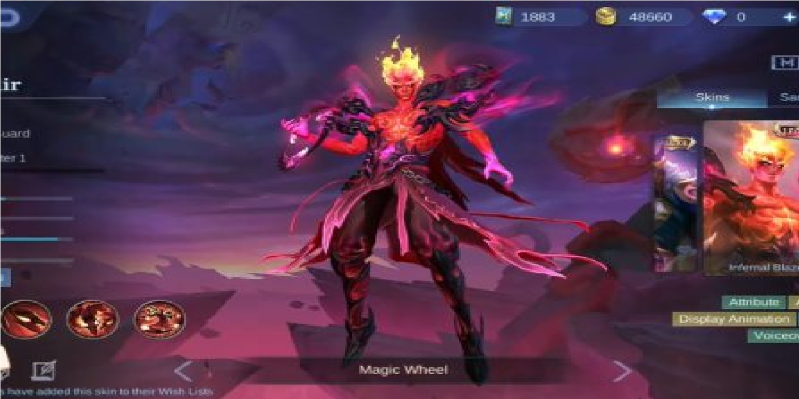 War of Blaze, Valir New Legendary Skin, Mobile Legends: Bang Bang