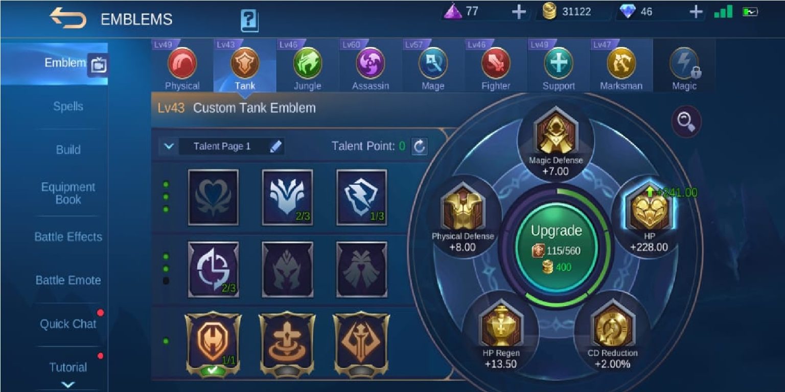 9 Best Emblems and Emblem Functions in Mobile Legends! (ML) - Esports